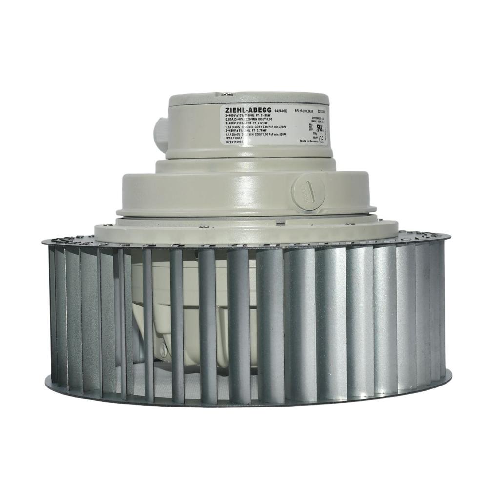 ZIEHL-ABEGG RF22p-2DK.3F.6R Cast Iron Free Standing Imported Cooling Fan Motors Exhaust Fan