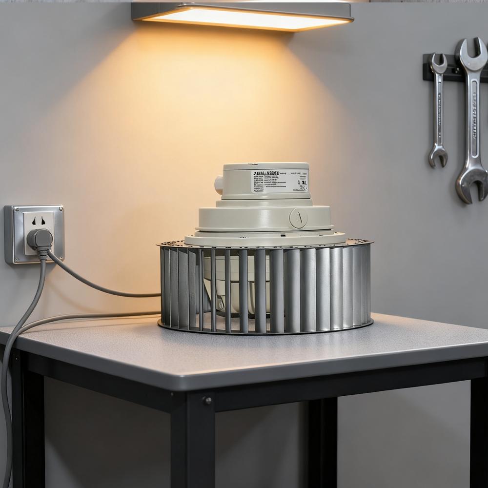 ZIEHL-ABEGG RF22p-2DK.3F.6R Cast Iron Free Standing Imported Cooling Fan Motors Exhaust Fan