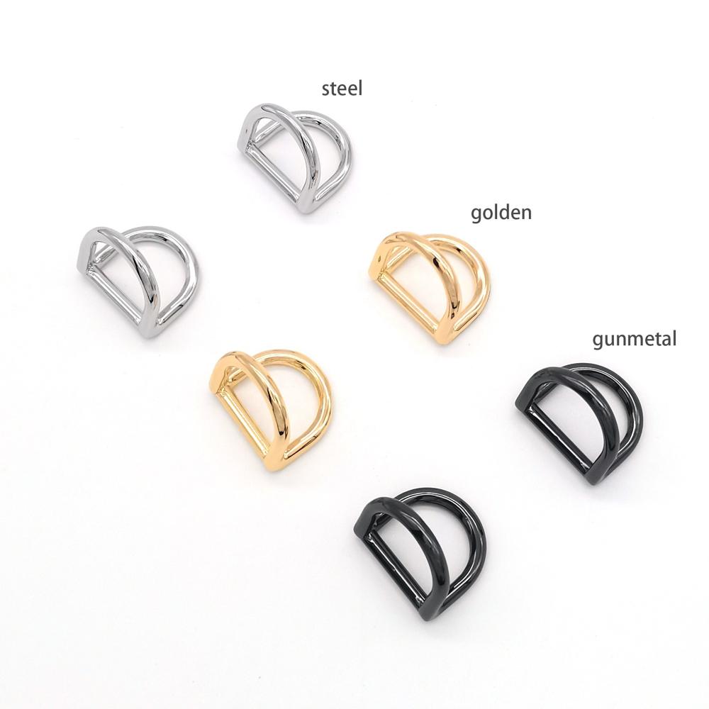 Chain Connector Double D Shape Connector Ring Purse D Ring Belt Buckle Purse Hardware 628-21