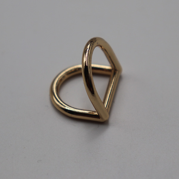 Chain Connector Double D Shape Connector Ring Purse D Ring Belt Buckle Purse Hardware 628-21