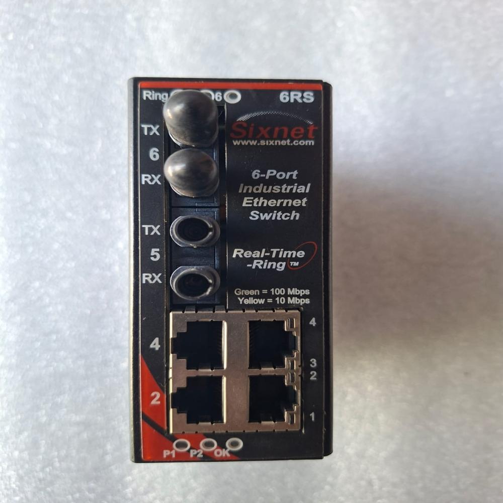 Used Sixnet Slx-6Rs-4St-D1 Industrial Ethernet Switch - Frequency (Mhz): 50/60 Hertz (Hz)
