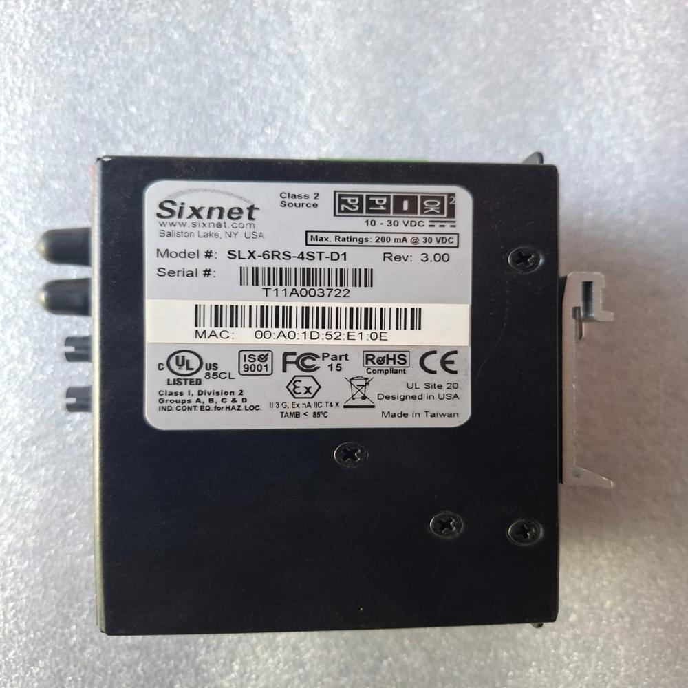 Used Sixnet Slx-6rs-4st-D1 Industrial Ethernet Switch