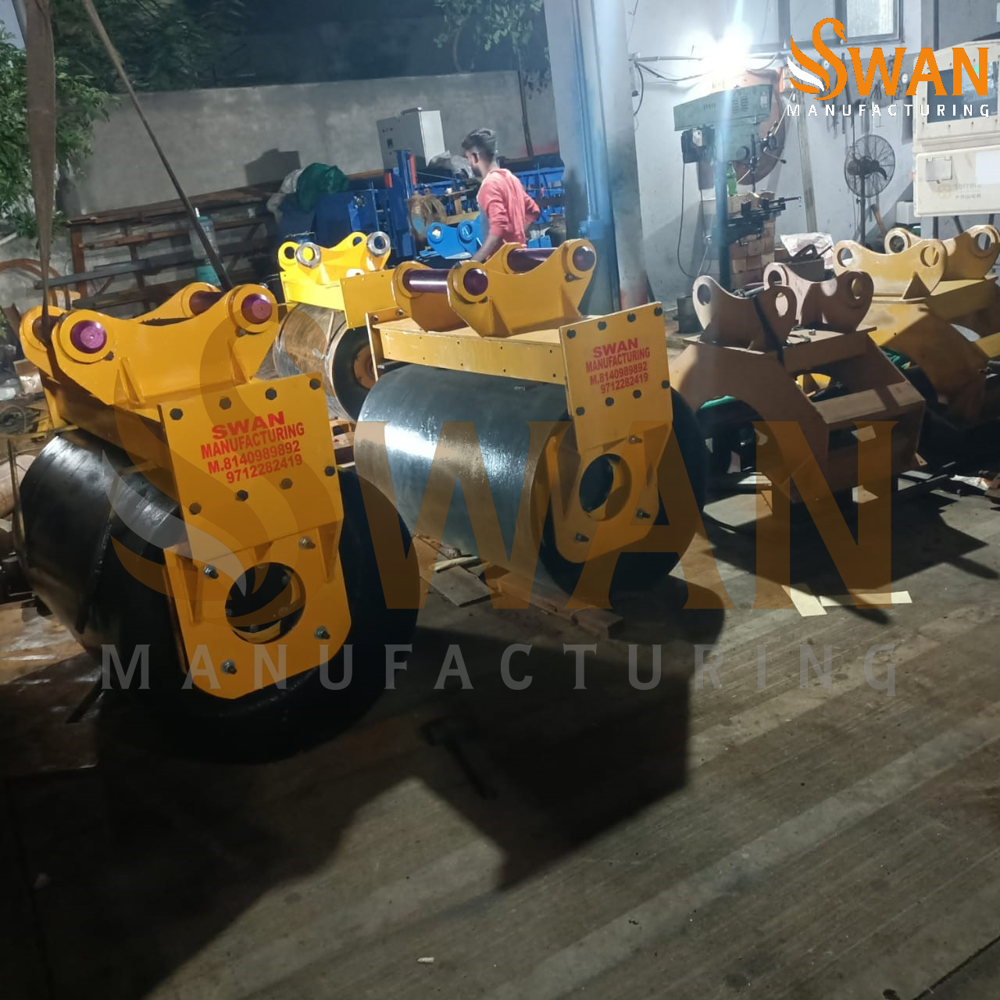 Excavator Mounted Drum Compactor - Capacity: 2-50 Ton
