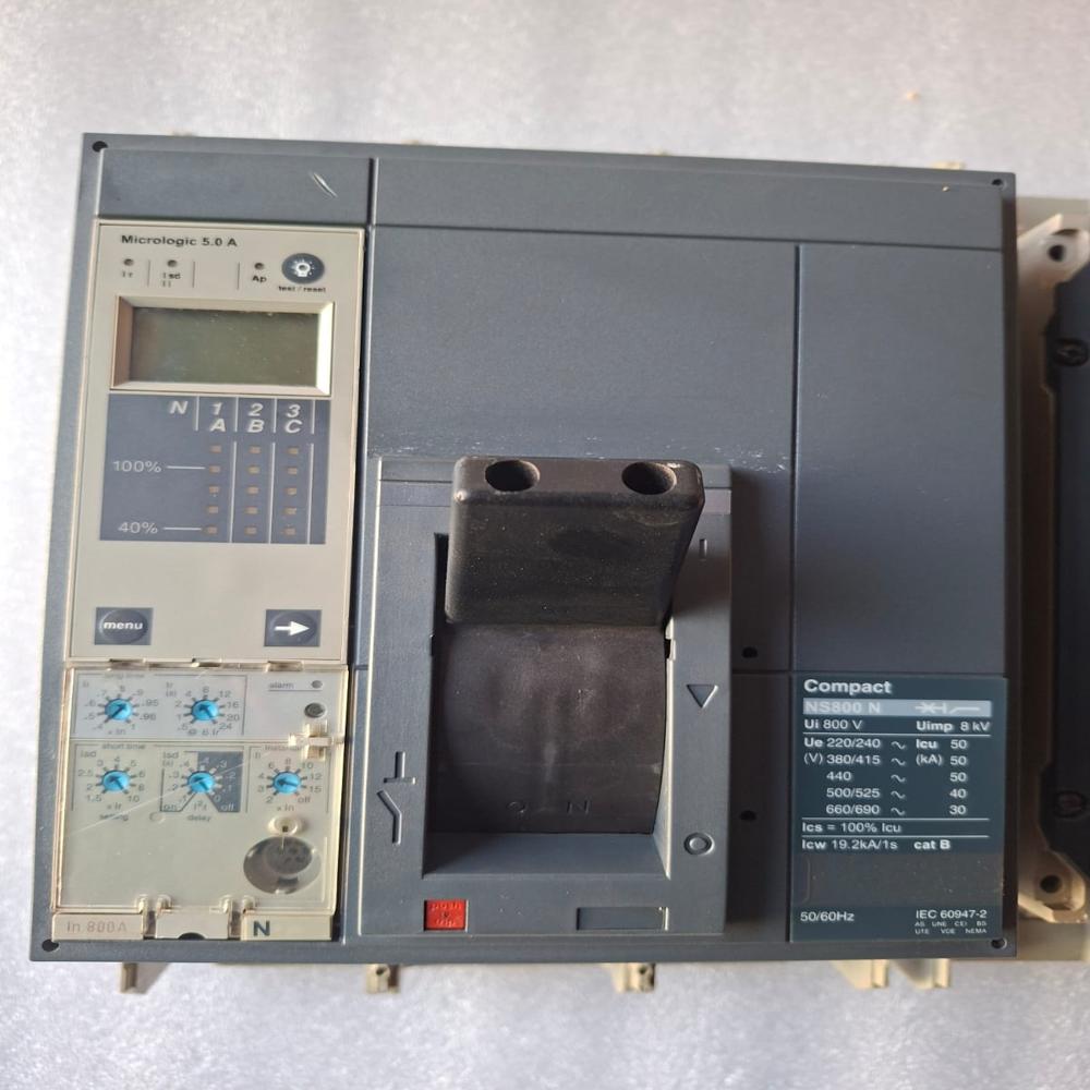 Used Merlin Gerin Mccb Ns800n Circuit Breaker 800amp Mccb Ns800 N