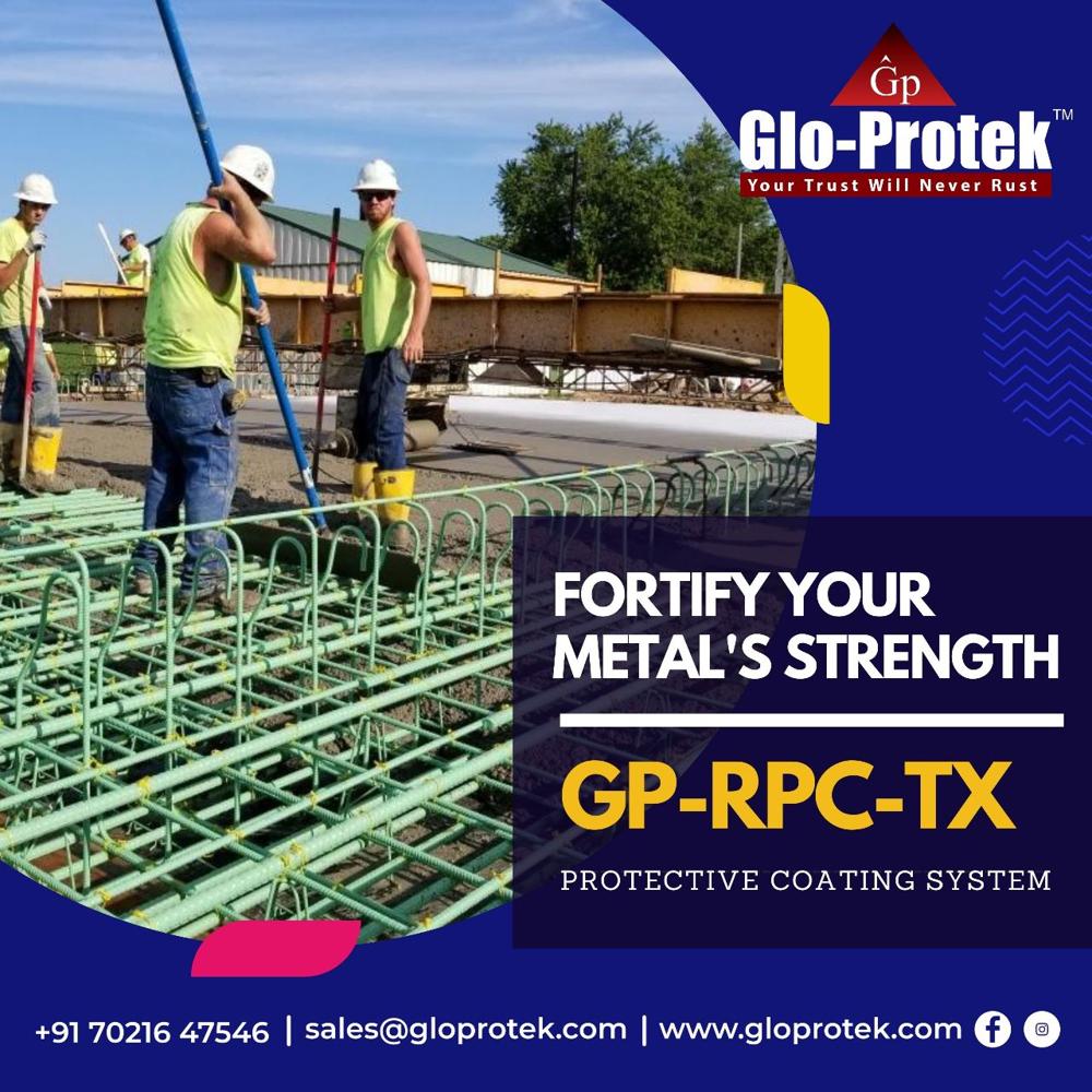 Glo-Protek Rebar Protective Coat Tx. (Anti- Corrosive Coating For Reinforcement Bar)