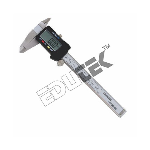 Vernier Caliper - Stainless Steel, 150 X 20 X 10 Mm, Digital Display | Accuracy 0.01 Mm, Lcd Inch/mm Conversion, Battery Powered, 1-year Warranty