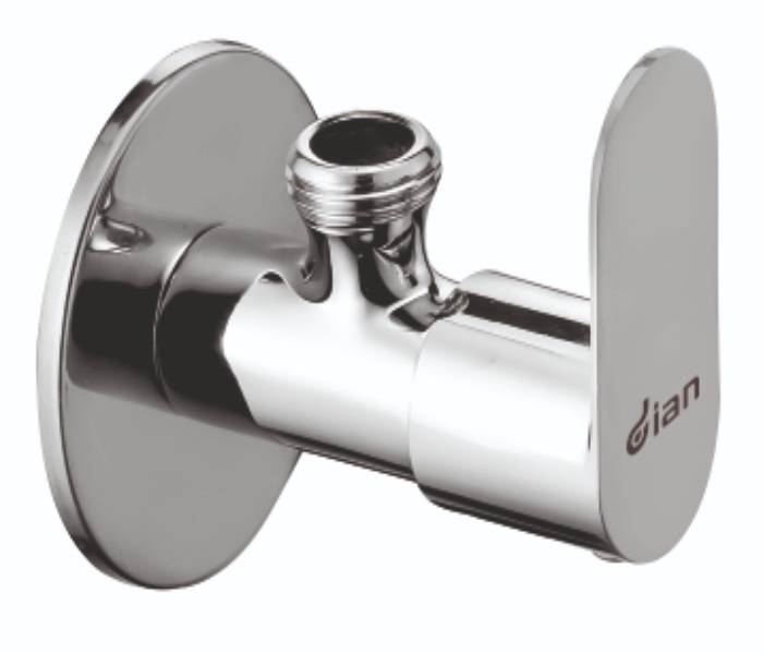Brass Angle Valve - Color: Silver