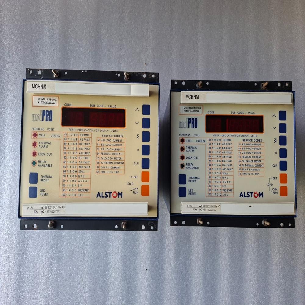 Used Alstom Mchnm01h1ab0500a Protection Relay