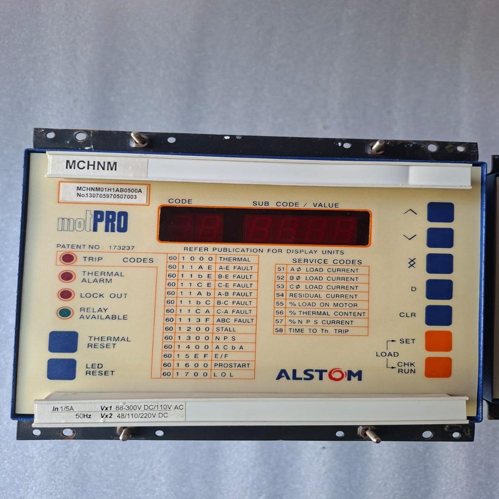 Used Alstom Mchnm01h1ab0500a Protection Relay