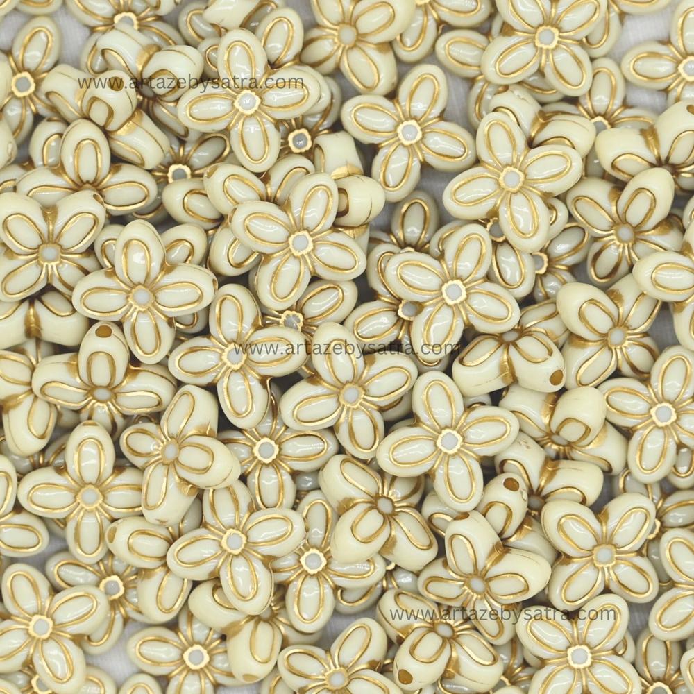 Flower Blossom Beads | Size : 17mm