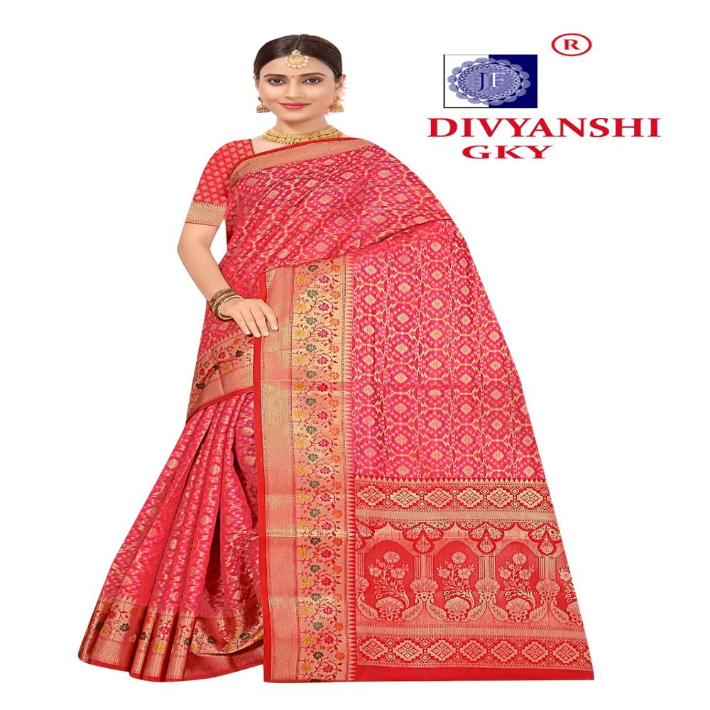 Divyanshi Banarasi Saree - Color: 6