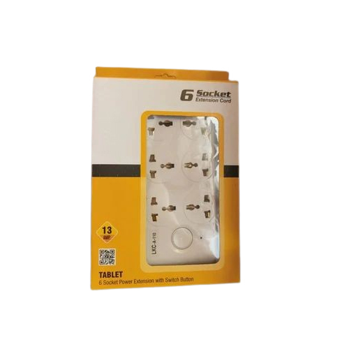 6 Socket Extension Board - Application: Electrical Use