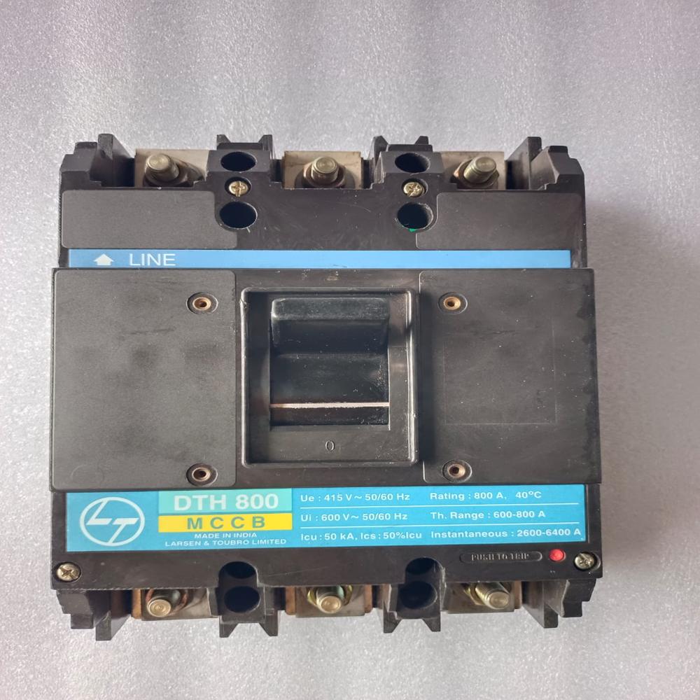 Used Mccb L&T Dth800 800amp 3pole Mccb