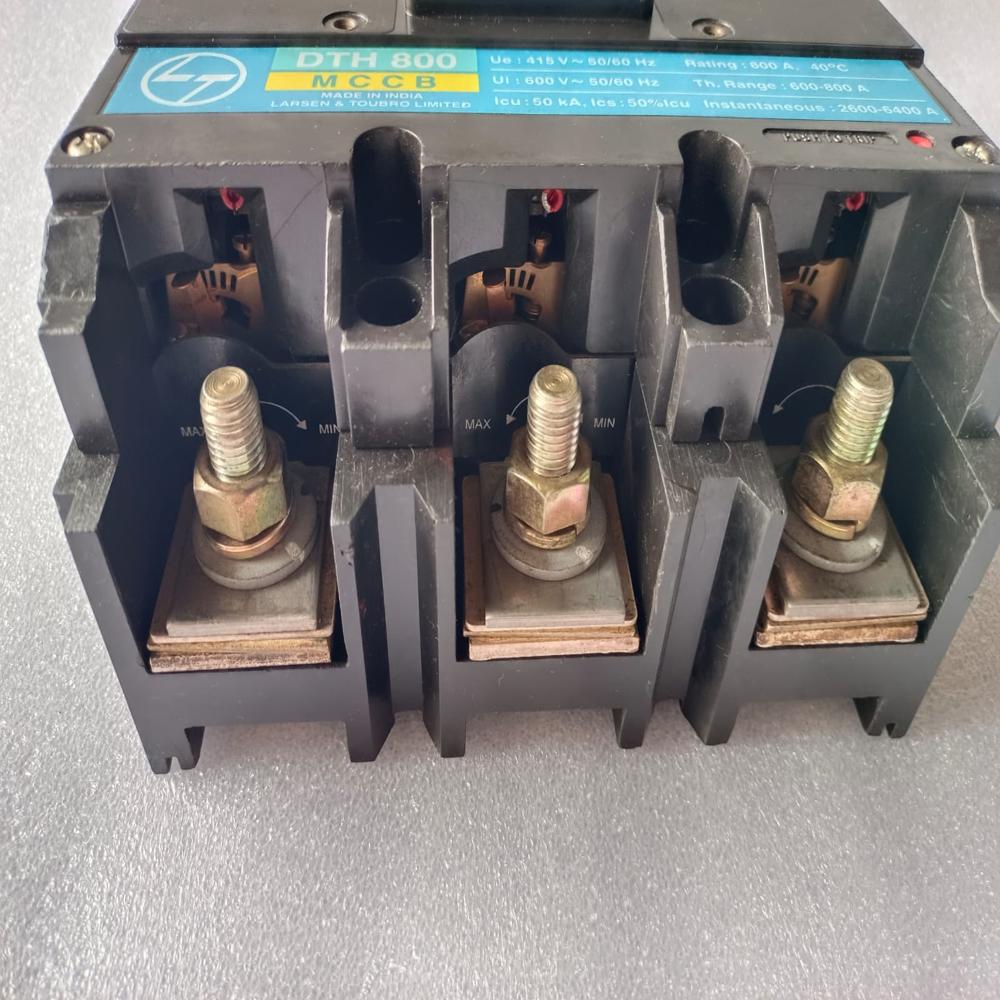 Used Mccb L&t Dth800 800amp 3pole Mccb - Frequency: 50/60 Hertz (Hz)