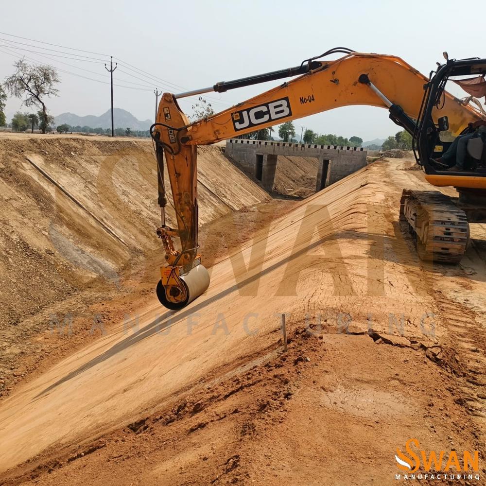 Excavator Attachment for Soil Compaction