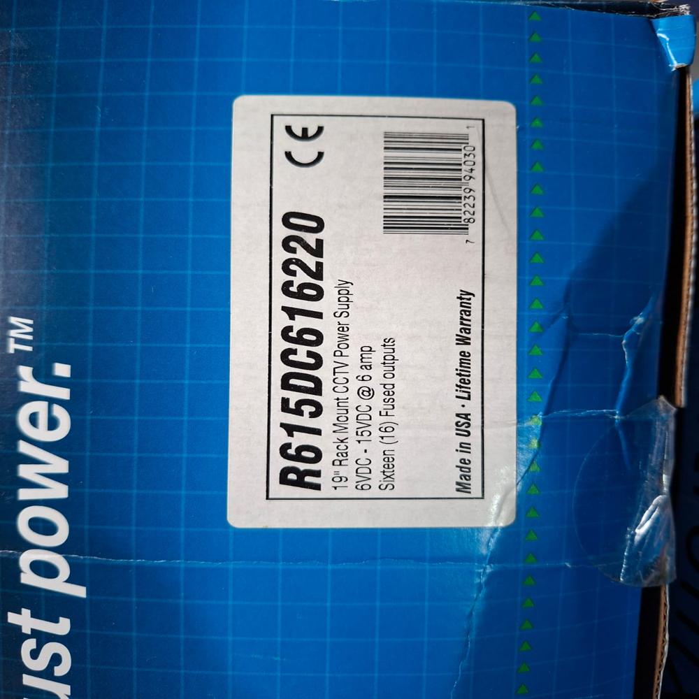 New Altronix R615dc616220 Cctv Power Supplly 6vdc-15vdc 6a
