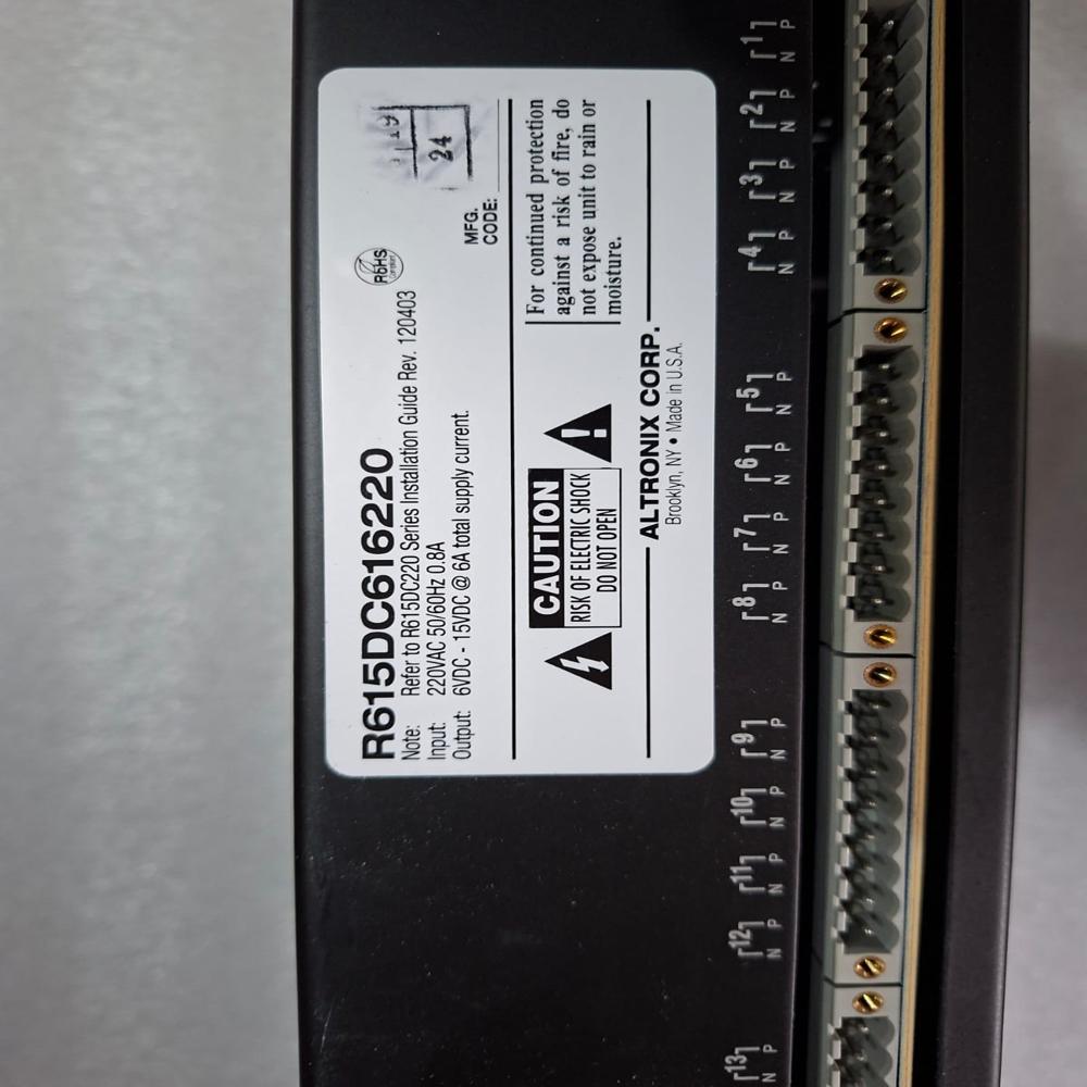 New Altronix R615dc616220 Cctv Power Supplly 6vdc-15vdc 6a