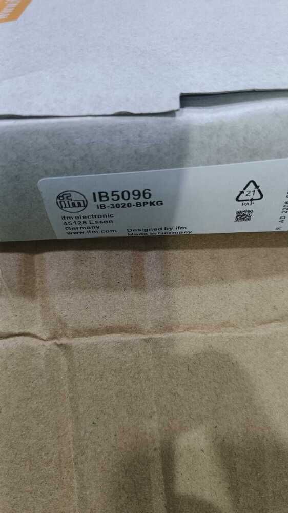 IFM INDUCTIVE SENSOR, IB5096