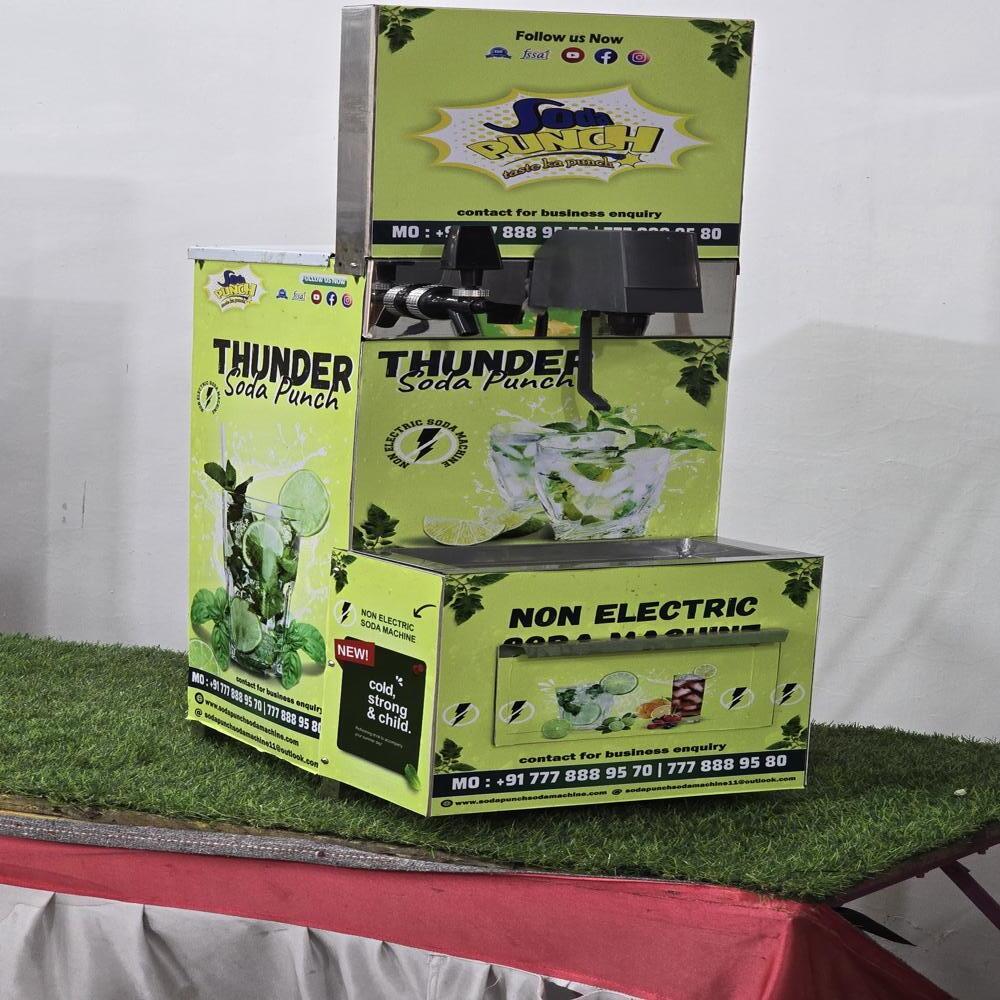 Non Electric Soda Machine 1 + 1 - Automatic Grade: Manual