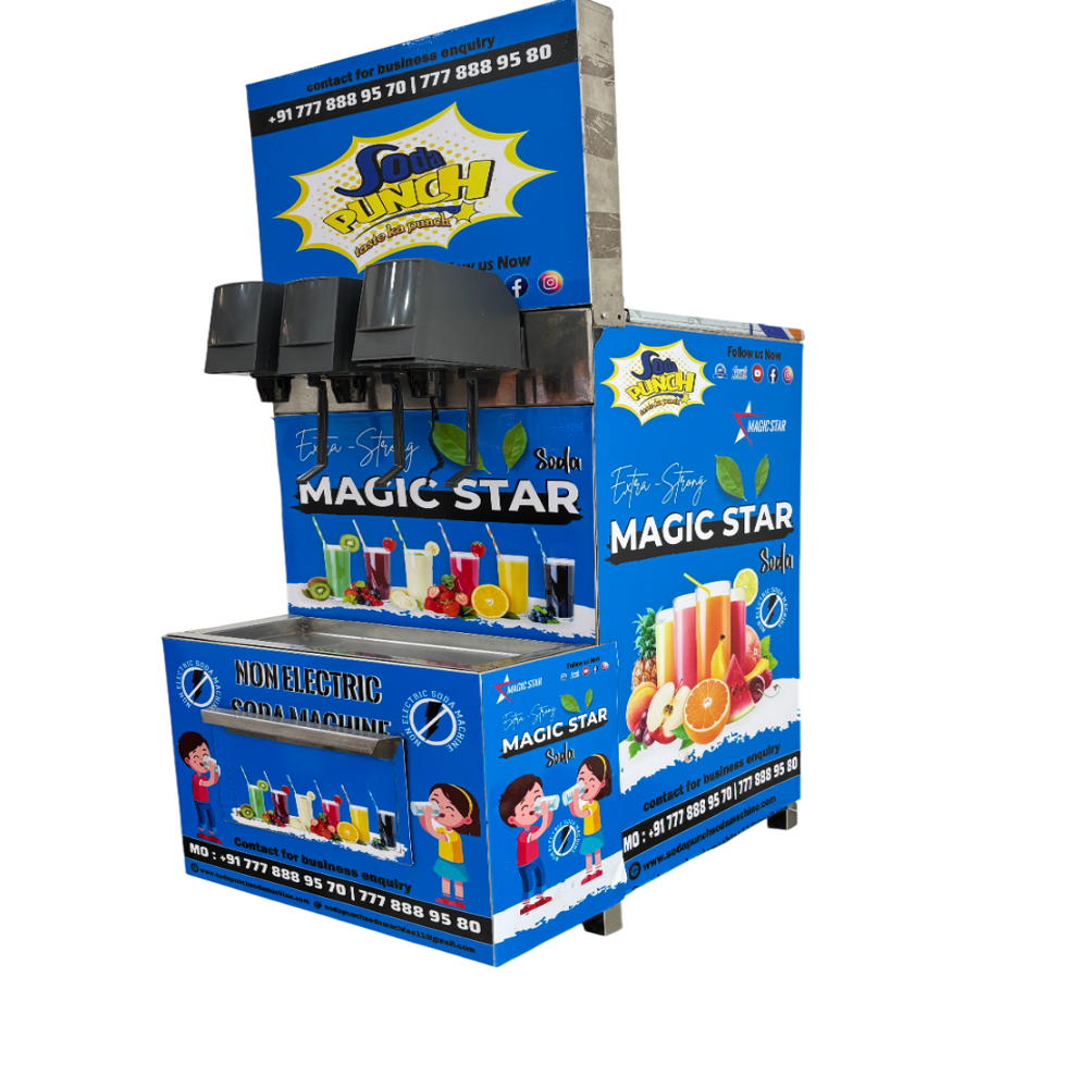 Non Electric Soda Machine 3 + 1