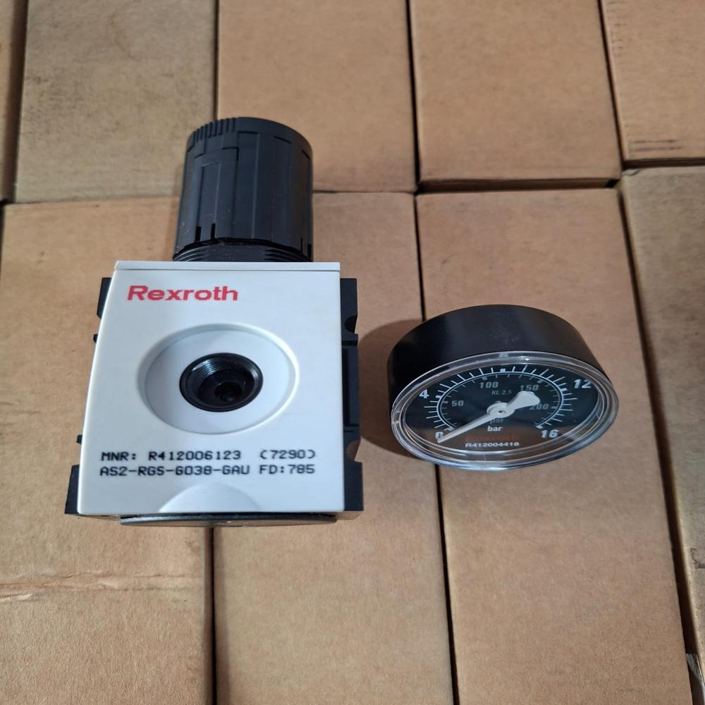 New Rexroth R412006123 Pressure Regulator As2-Rgs-G038-Gau Fd:785 - Application: Industrial
