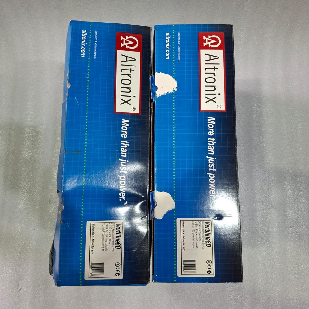 New Altronix Vertiline 8 D Cctv Rack Mount Power Supply 8 Ptc Outputs - Application: Industrial