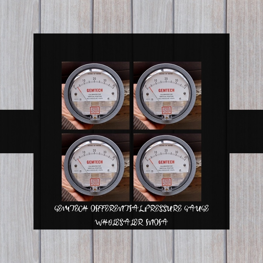 GEMTECH Differential Pressure Gauge Distributor For Aligarh Uttar Pradesh