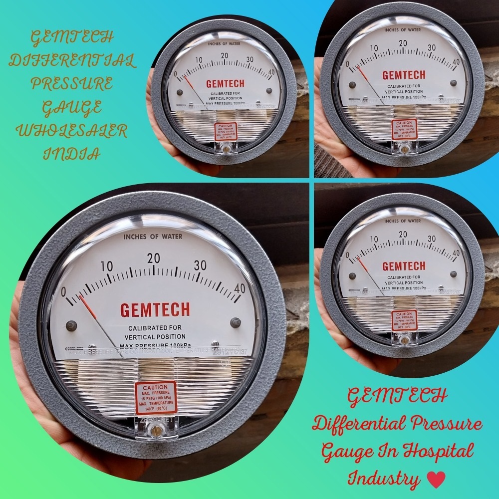 GEMTECH DIFFERENTIAL PRESSURE GAUGE IN Barbil Industrial Estate Odisha