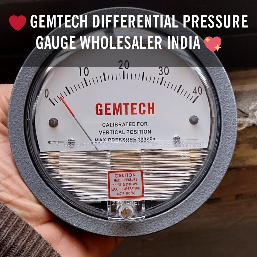 GEMTECH DIFFERENTIAL PRESSURE GAUGE IN Barbil Industrial Estate Odisha