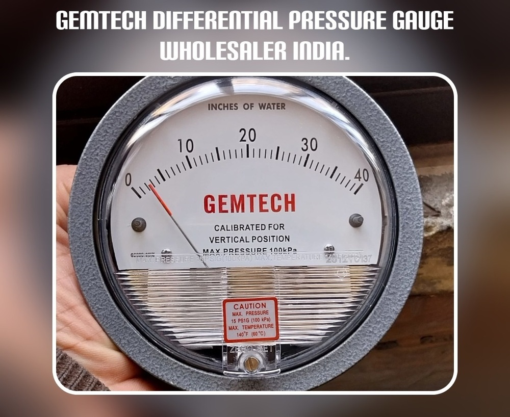 GEMTECH DIFFERENTIAL PRESSURE GAUGE IN Barbil Industrial Estate Odisha