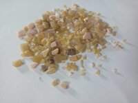 Opaque light brown glass chips and aggregate / brown color crushed cullet 1-9 mm glass aggregate