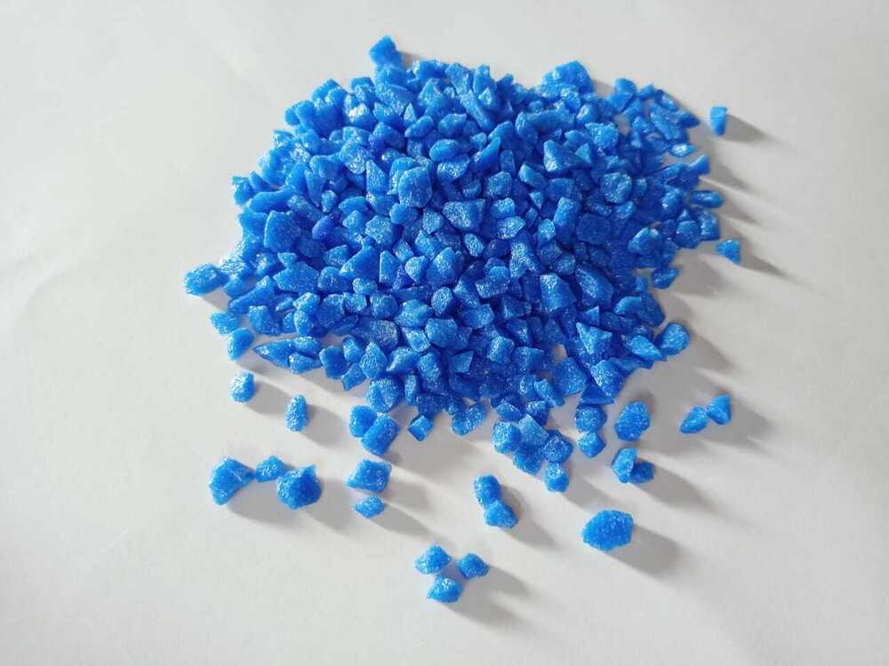 Opaque glass chips / brown color crushed cullet 1-9 mm glass aggregate