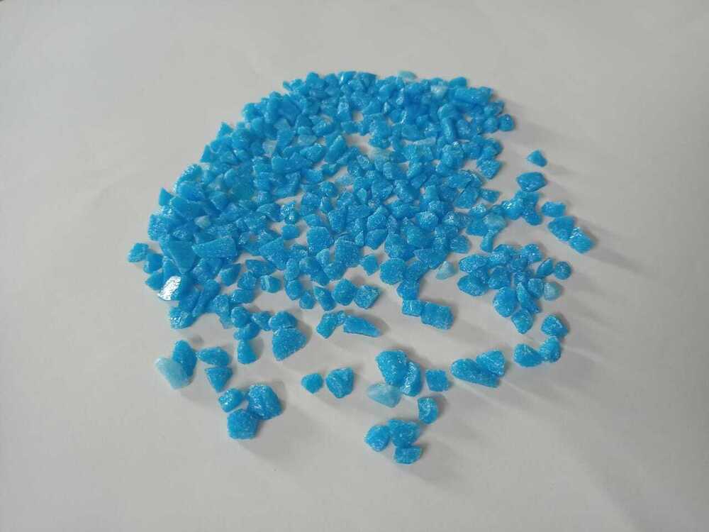 Opaque glass chips / brown color crushed cullet 1-9 mm glass aggregate
