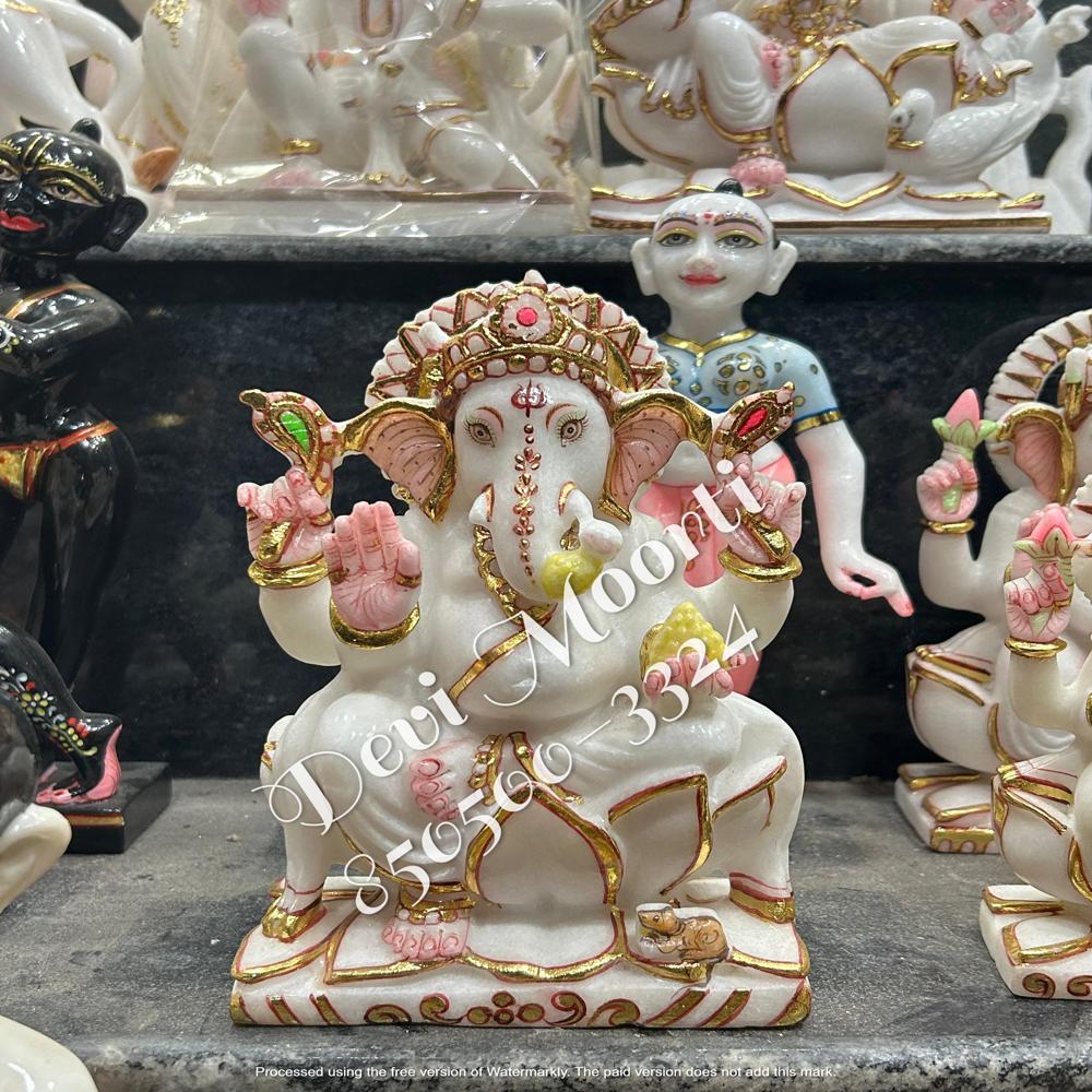 Small Makrana Marble Ganesh idol