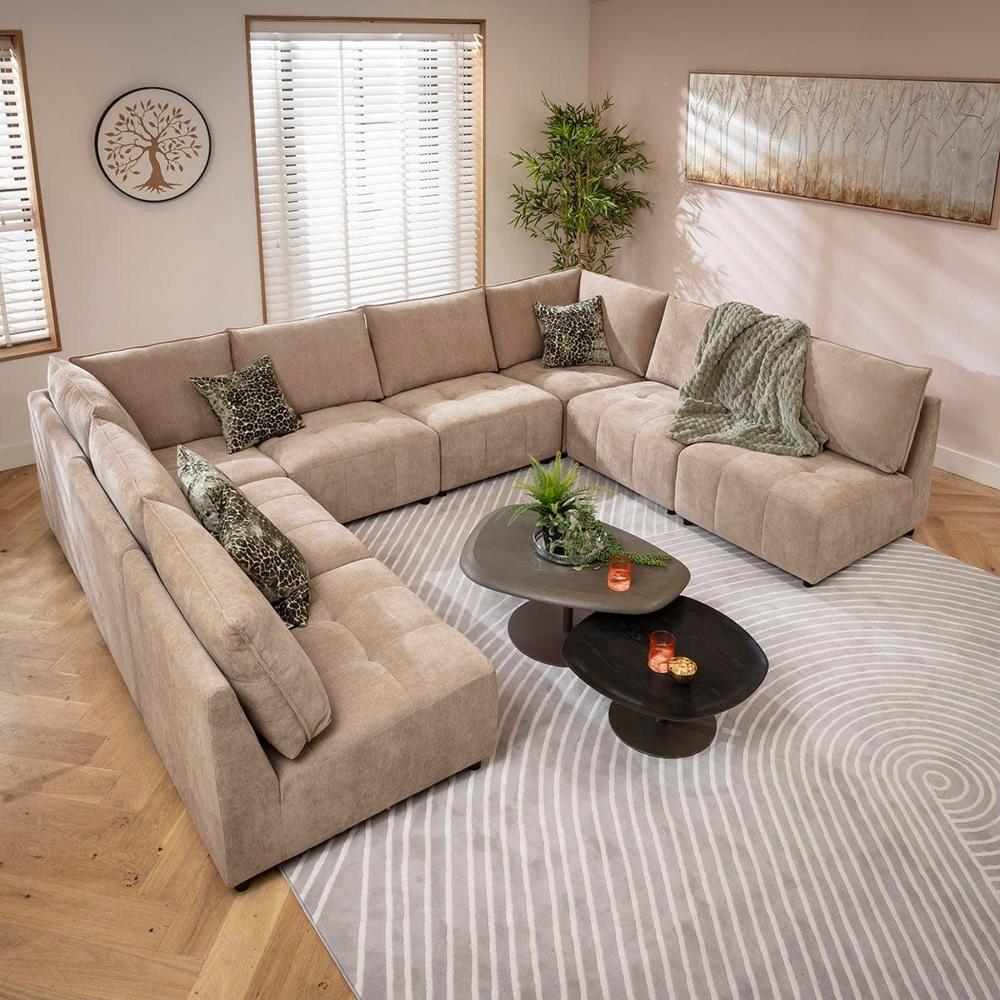 U Shaped Corner Sofa Set