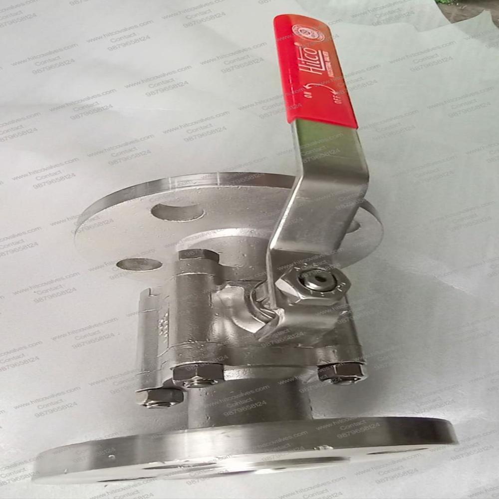 Stainless Steel Flange End Ball Valve - Color: Silver