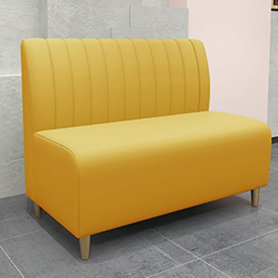 Yellow 2 Seater Restaurant Sofa
