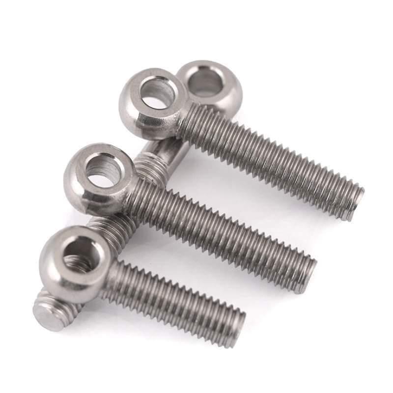 Stainless Steel Eye Nut I Bolt - Color: Silver