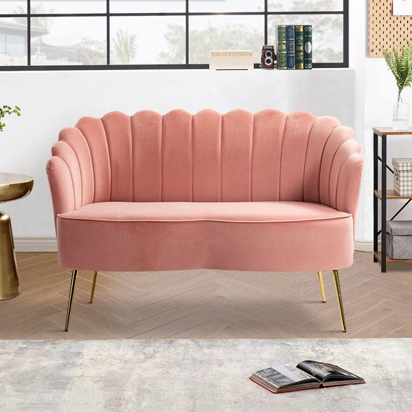 Pink Color 3 Seater Sofa