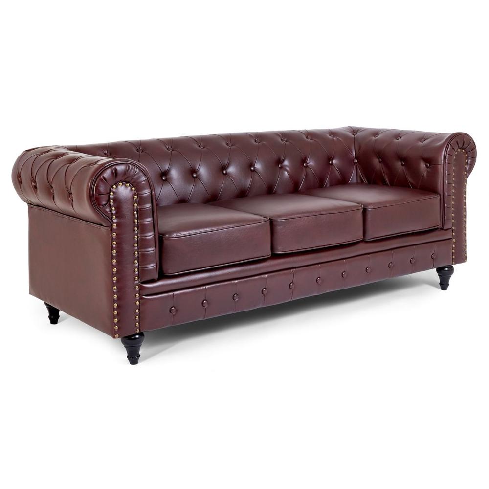 Chesterfield Leather Sofa By Binsha Furniture