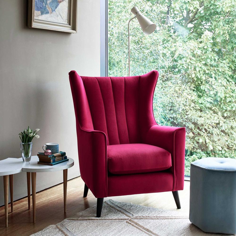 High Back Wing Chair - Color: White