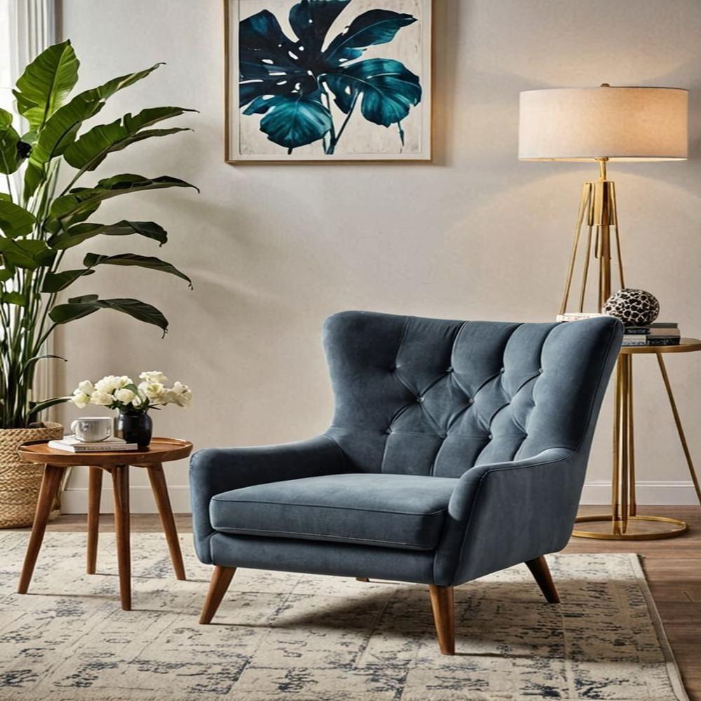 High Back Wing Chair - Color: White