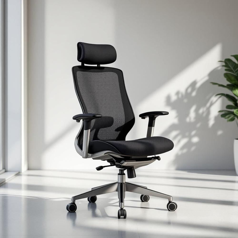 Adjustable Arm Office Mesh Chair