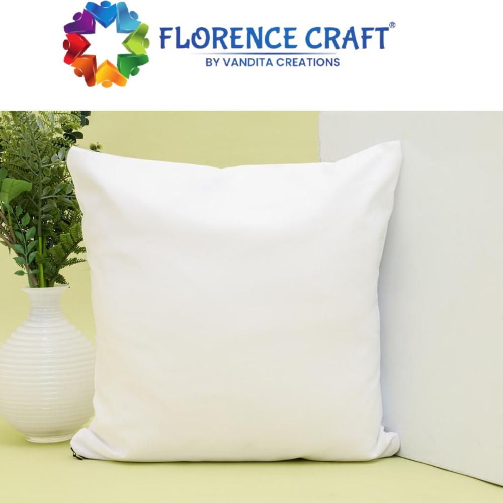Plain White Fiber Pillows
