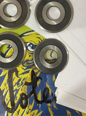 Packaging Machine Cutter Blades - Color: Silver