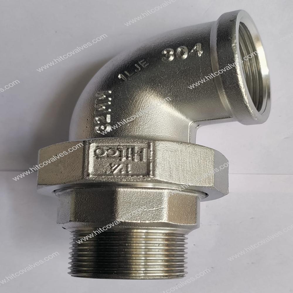 Stainless Steel Male Female Union Elbow