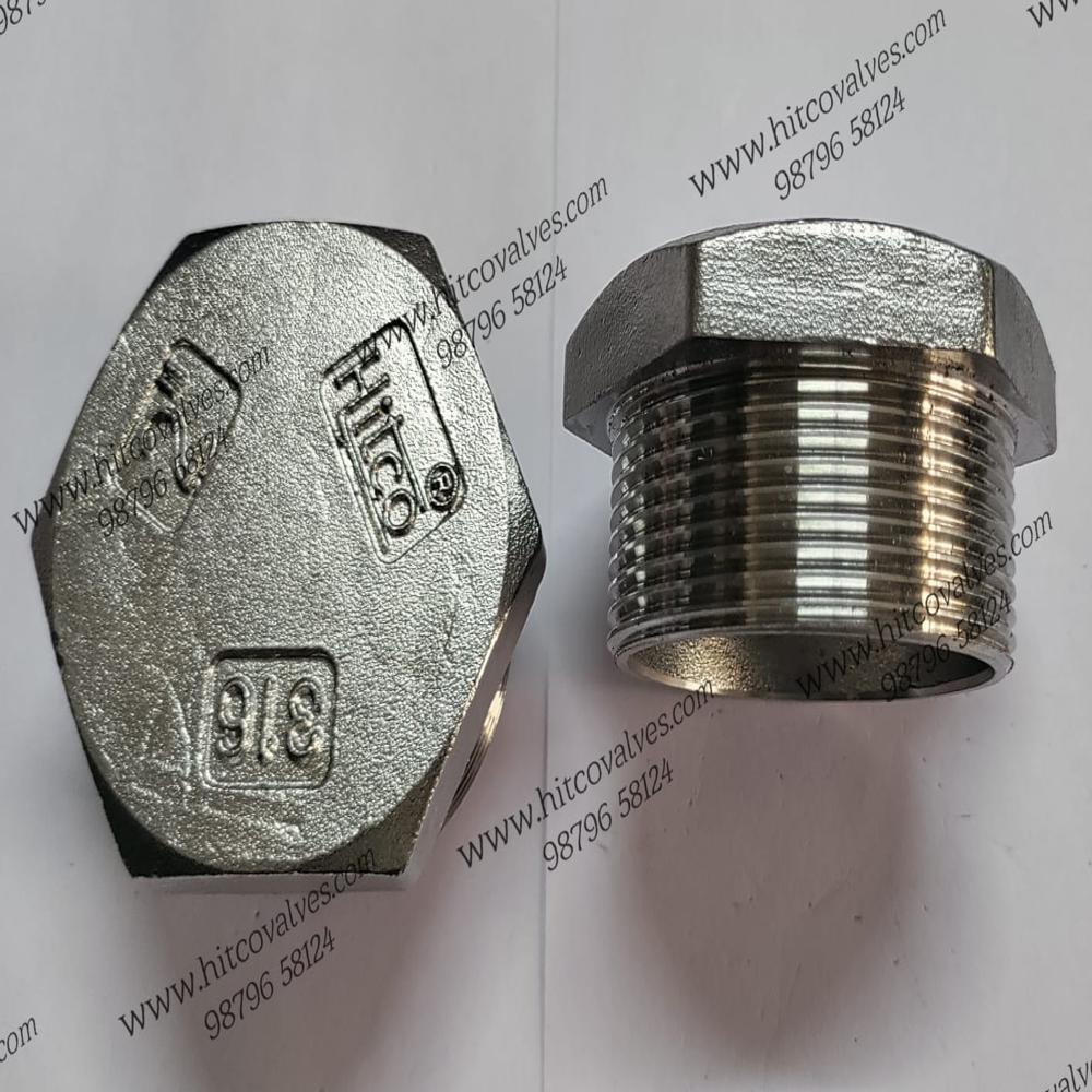 STAINLESS STEEL HEX PLUG