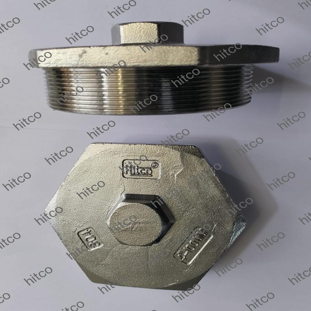 Stainless Steel Male Square Plug