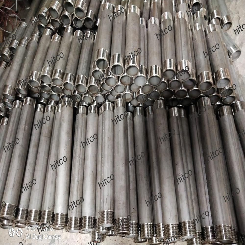 Ss Barrel Nipple (CNC THREDED)