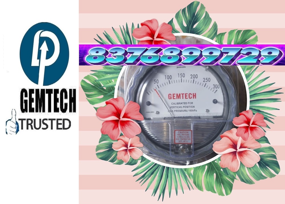 GEMTECH Differential Pressure Gauge Distributor For Bareilly Uttar Pradesh